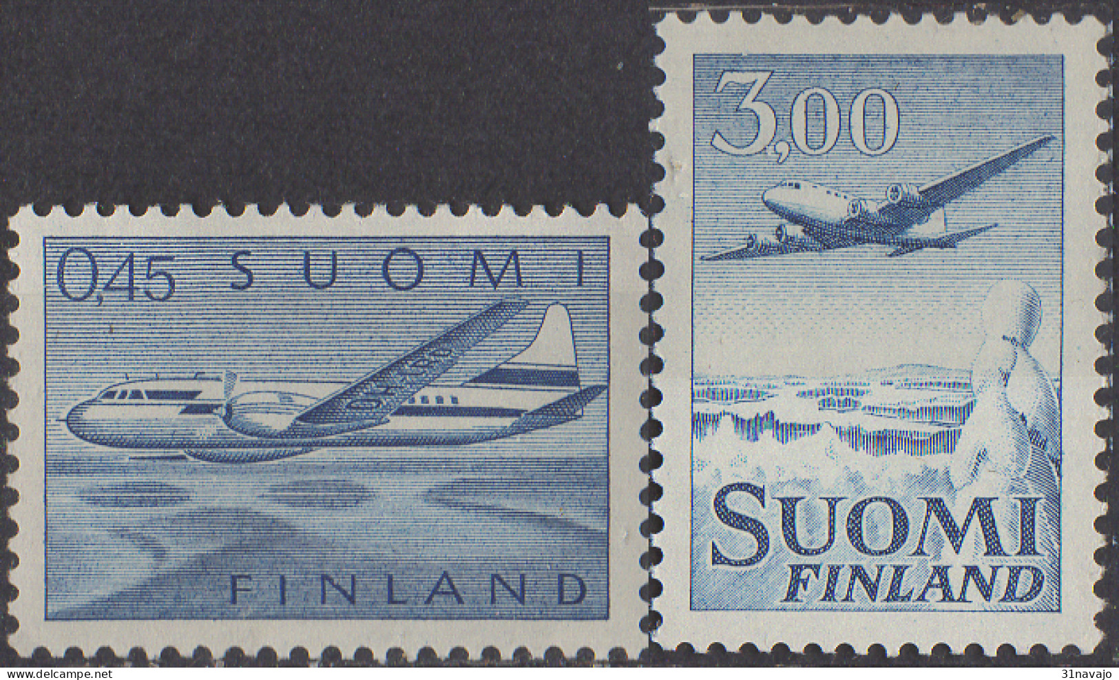 FINLANDE  - Avions 1963 - Ongebruikt