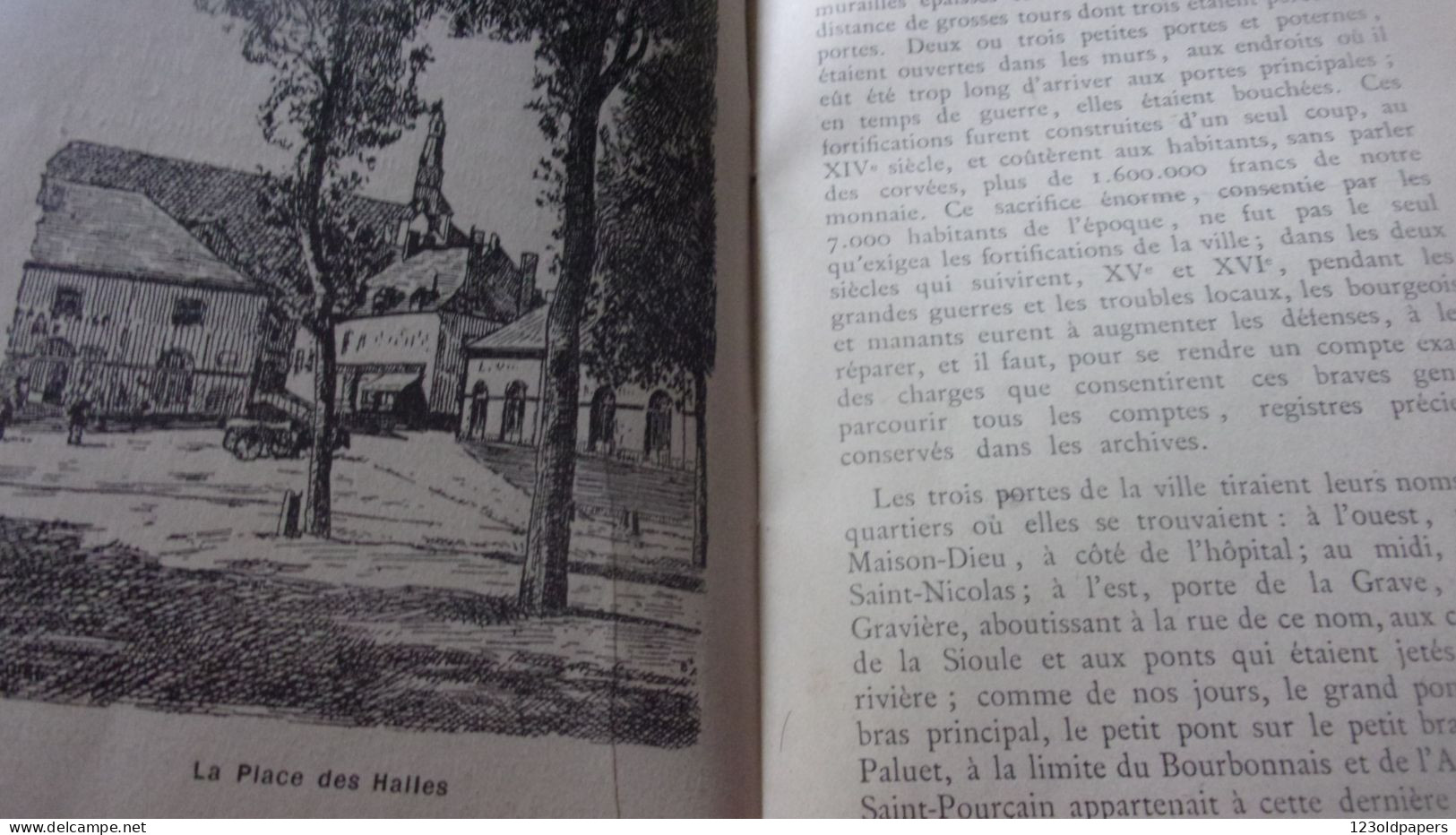 1905 QUELQUES MOTS SUR  SAINT POURCAIN ALLIER IMPRIMERIE RAYMOND DESSINS DE GREGOIRE  PHOTOS .. - Tourism Brochures