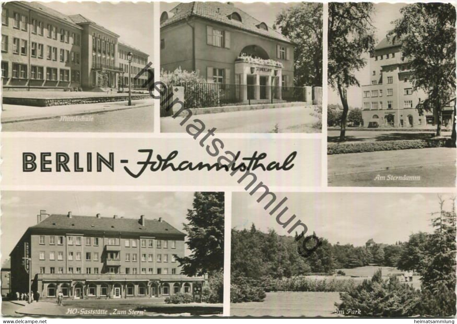 Berlin Johannistal - Foto-AK Grossformat - Verlag H. Sander KG Berlin Gel. 1963 - Koepenick