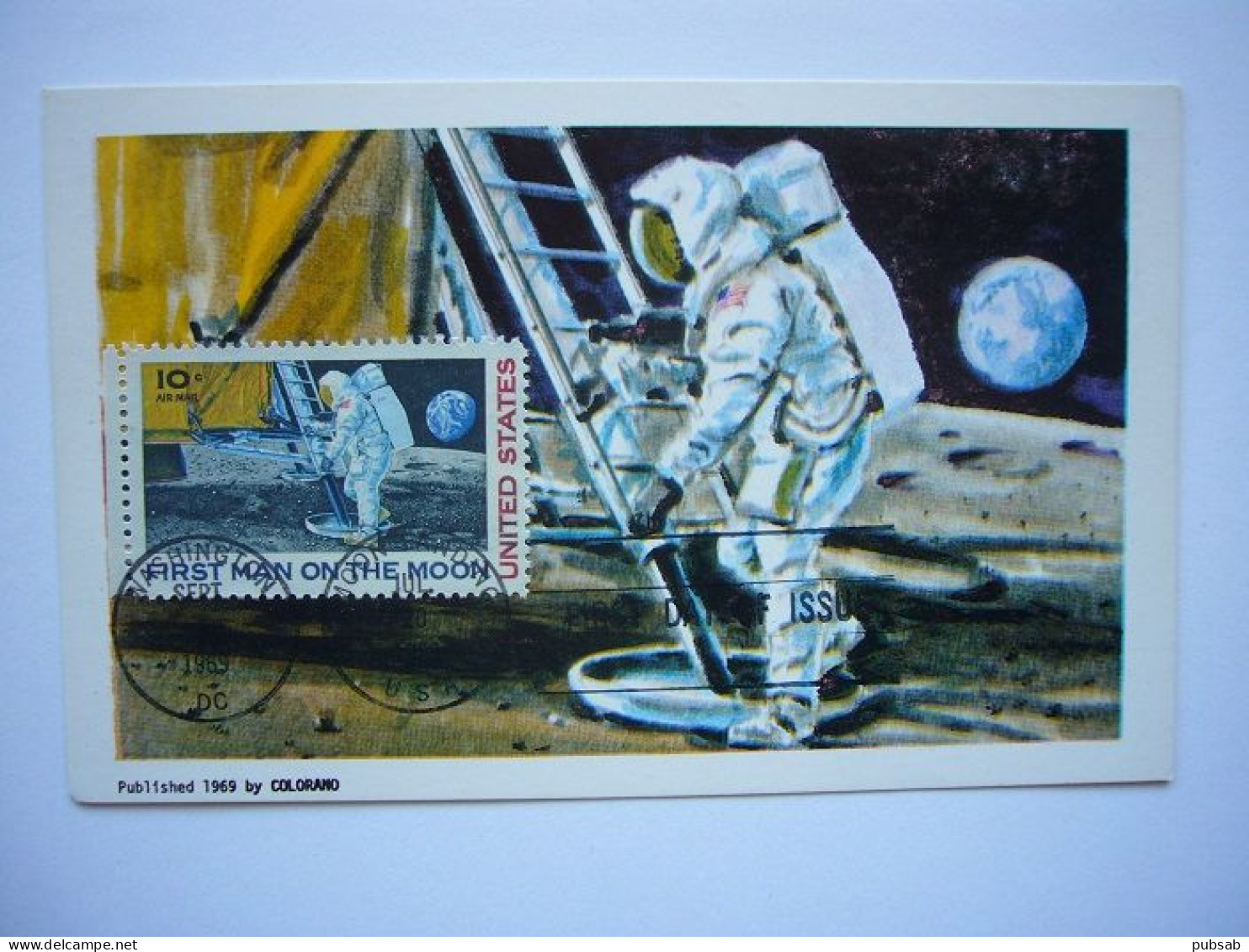 Avion / Airplane / MISSION APOLLO 11 / Armstrong - Collins - Aldrin / 1er Pas Sur La Lune - Espace