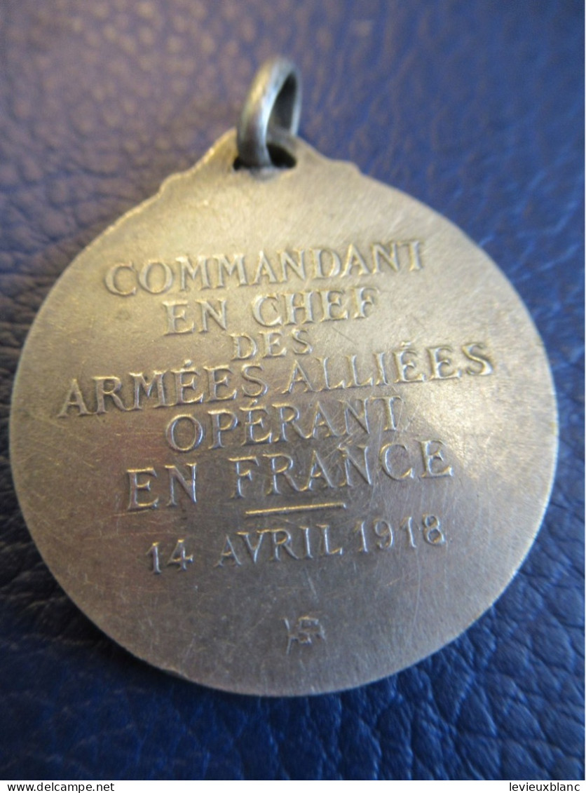 Maréchal FOCH/ Commandant En Chef Des Armées Alliées / Bronze / Auguste Maillard / Paris Art/ 1918             MED440 - Frankrijk