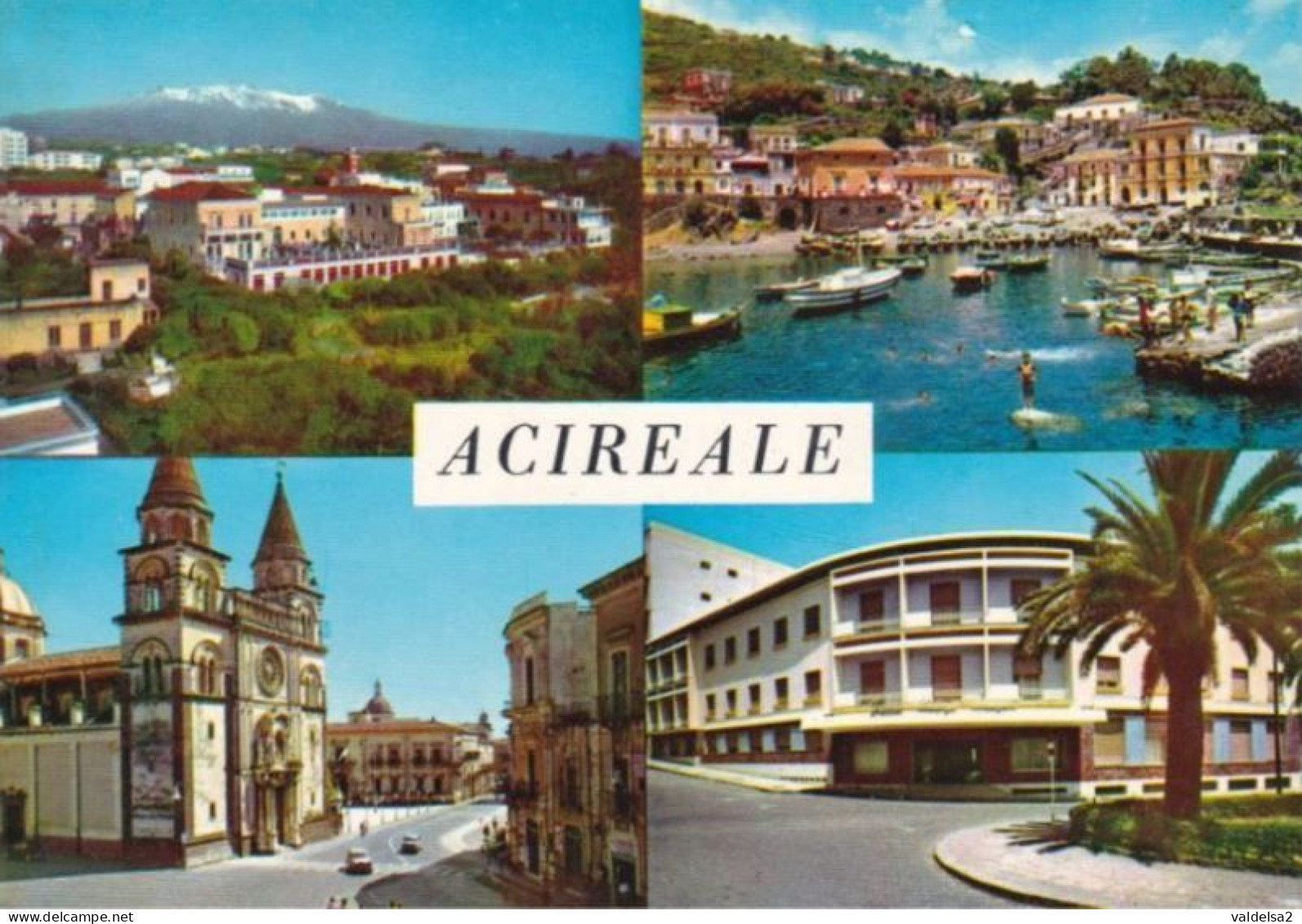 ACIREALE - CATANIA - 4 VEDUTE DELLA CITTA' - 1973 - Acireale