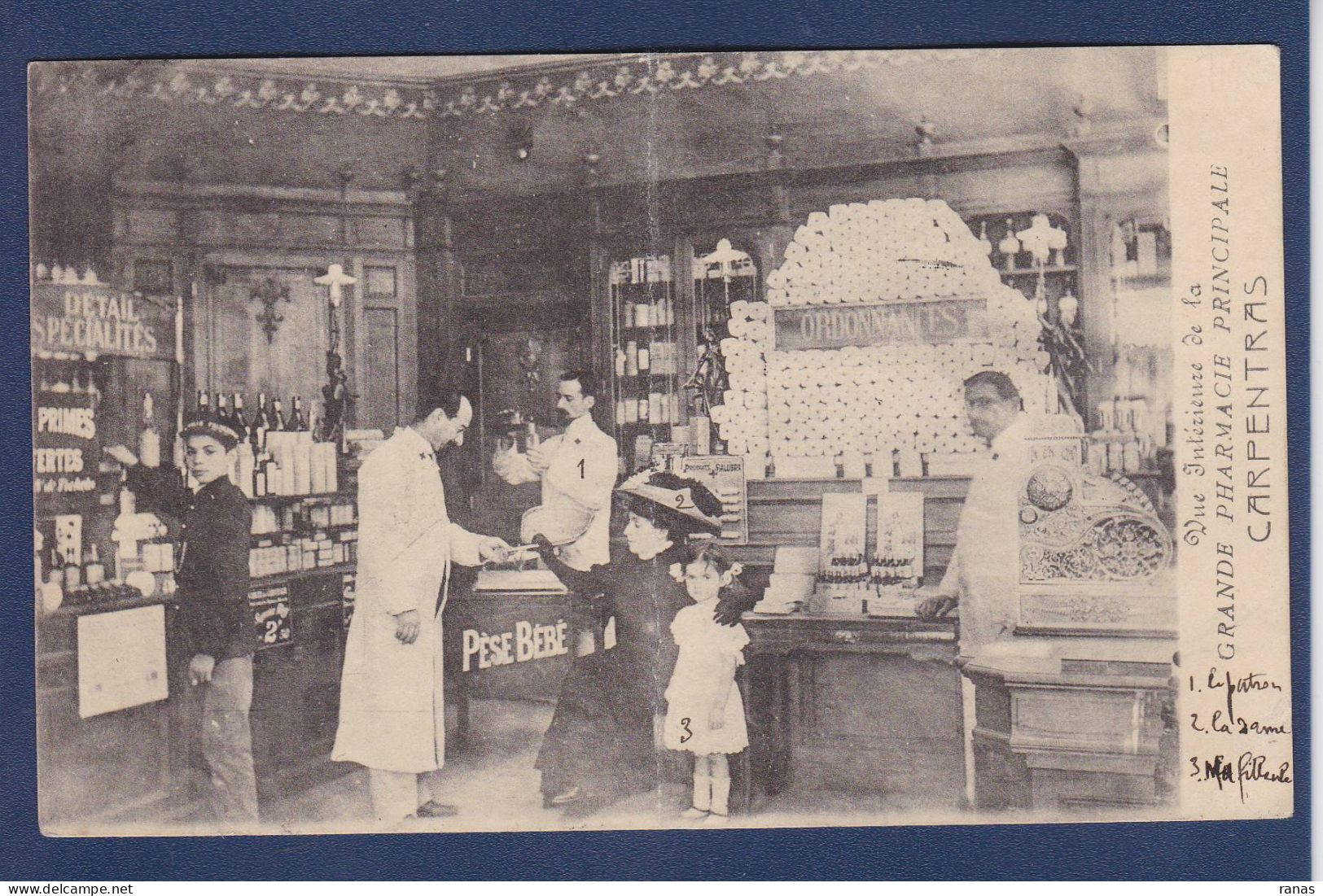 CPA [84] Vaucluse > Carpentras Pharmacie Santé Devanture Magasin Commerce Shop - Carpentras