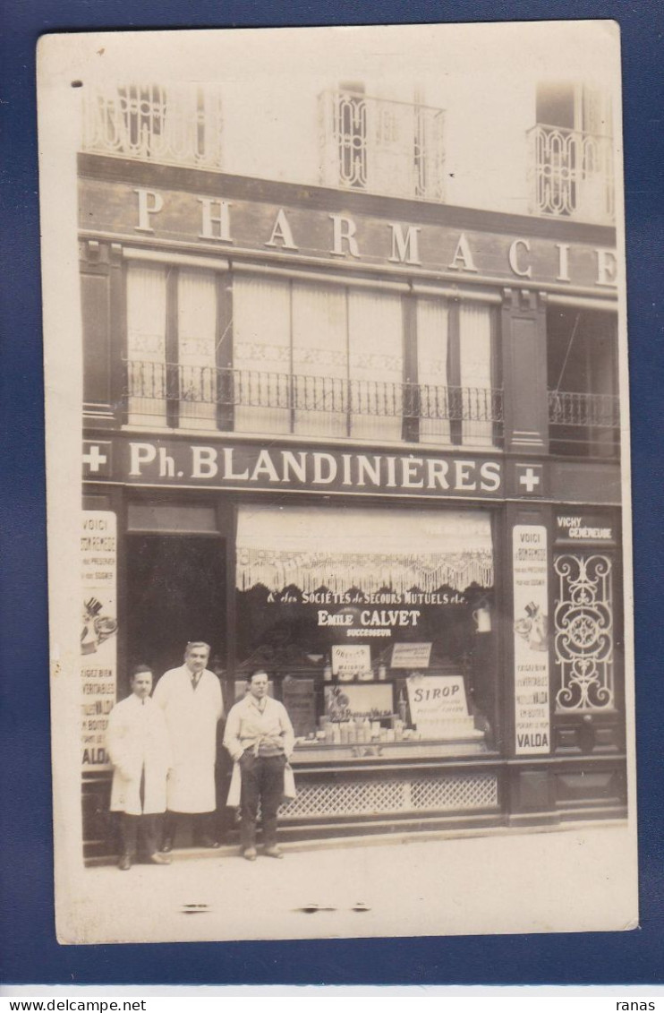 CPA [75] Paris > Pharmacie Santé Devanture Magasin Commerce Shop Carte Photo - Artigianato Di Parigi