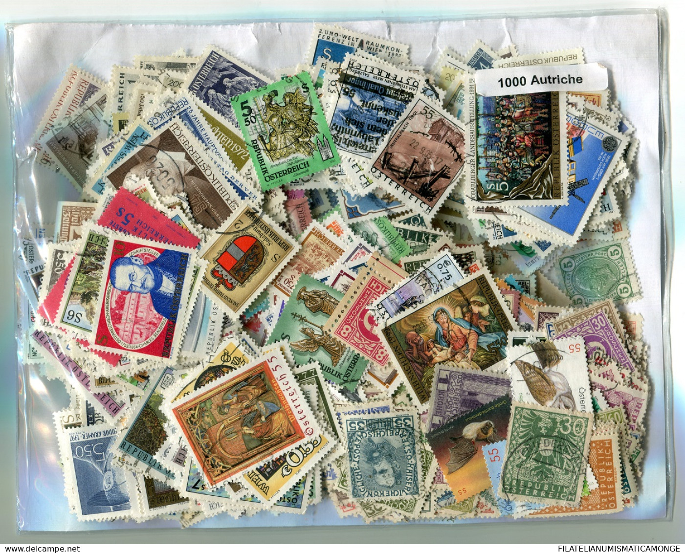  Offer - Lot Stamps - Paqueteria  Austria 1000 Sellos Diferentes           - Lots & Kiloware (mixtures) - Min. 1000 Stamps