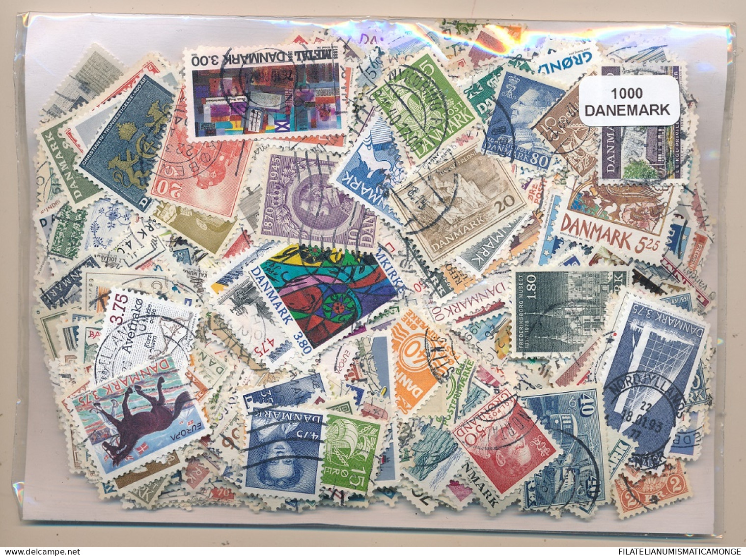  Offer - Lot Stamps - Paqueteria  Dinamarca 1000 Sellos Diferentes           - Lots & Kiloware (min. 1000 Stück)