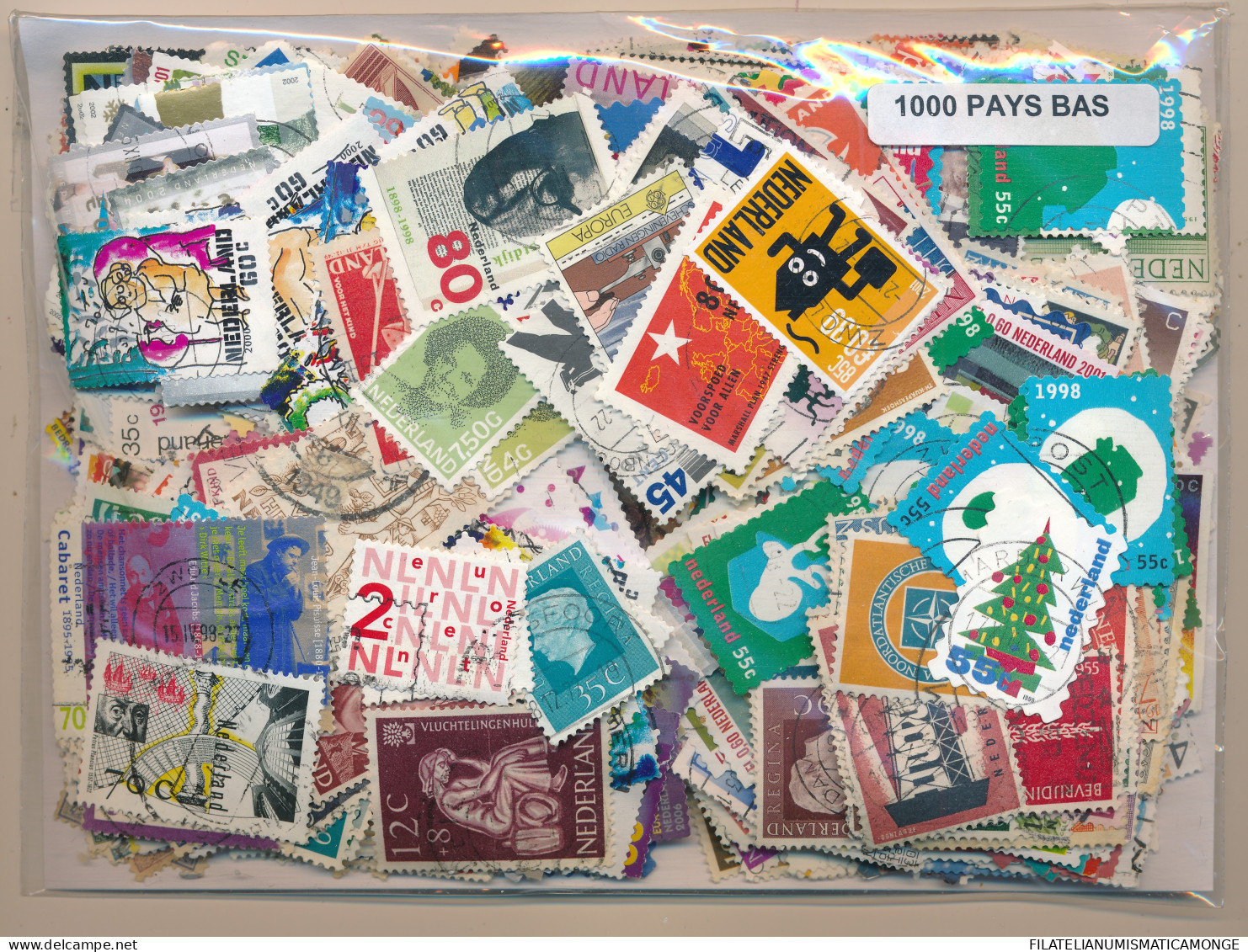  Offer - Lot Stamps - Paqueteria  Paises Bajos 1000 Sellos Diferentes           - Lots & Kiloware (mixtures) - Min. 1000 Stamps