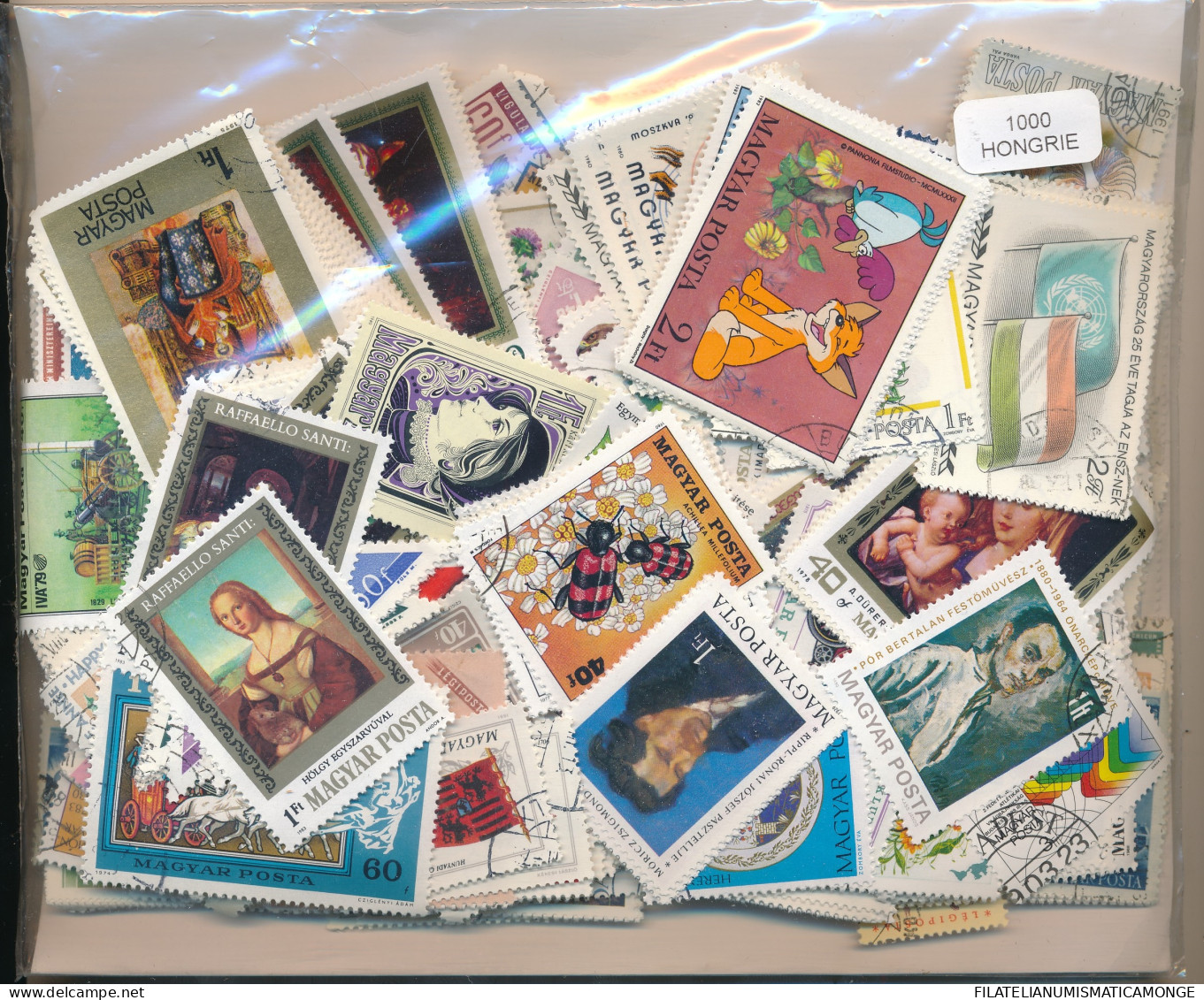  Offer - Lot Stamps - Paqueteria  Hungría 1000 Sellos Diferentes           - Lots & Kiloware (min. 1000 Stück)