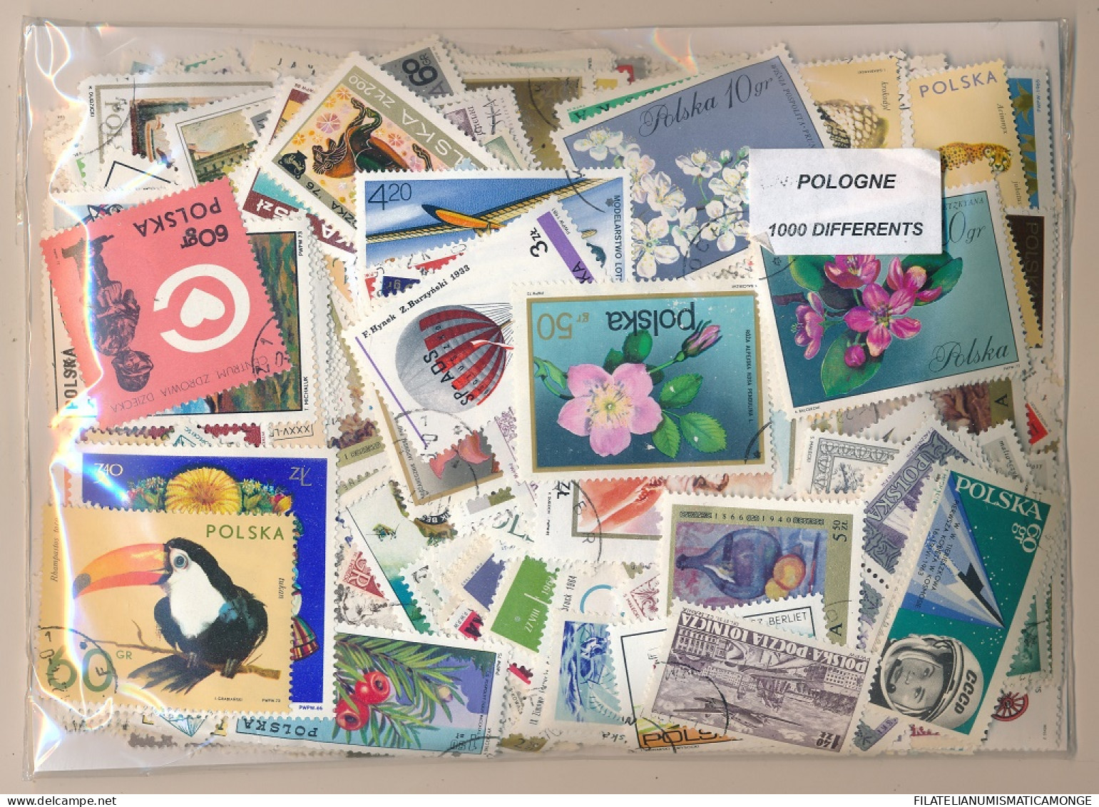  Offer - Lot Stamps - Paqueteria  Polonia 1000 Sellos Diferentes           - Lots & Kiloware (min. 1000 Stück)