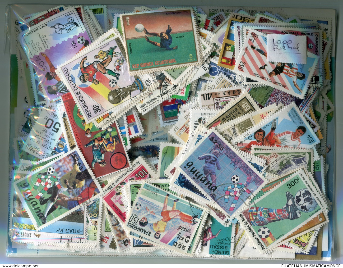  Offer - Lot Stamps - Paqueteria  Temáticas Varias 1000 Sellos Diferentes Futbo - Mezclas (min 1000 Sellos)