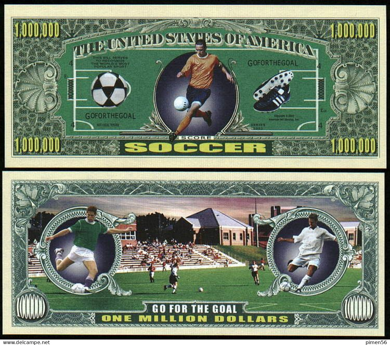 USA - FANTASY NOTE -  SOCCER - UNC / SERIES  SPORTS - Other & Unclassified