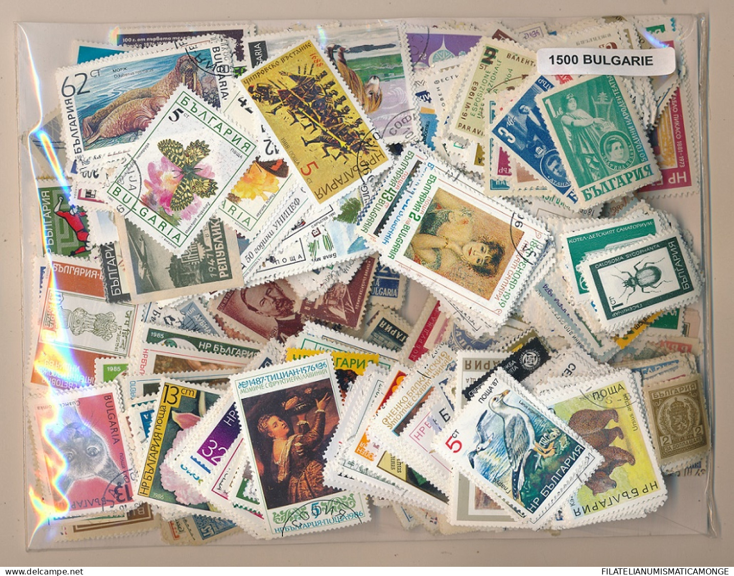  Offer - Lot Stamps - Paqueteria  Bulgaria 1500 Sellos Diferentes           - Lots & Kiloware (min. 1000 Stück)