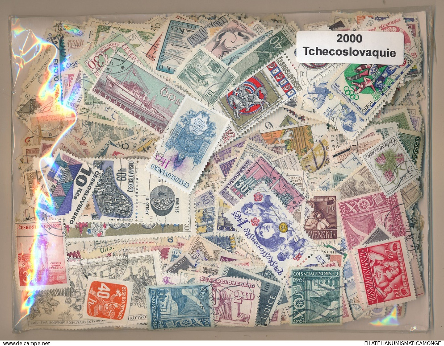  Offer - Lot Stamps - Paqueteria  Checoslovaquia 2000 Sellos Diferentes         - Mezclas (min 1000 Sellos)