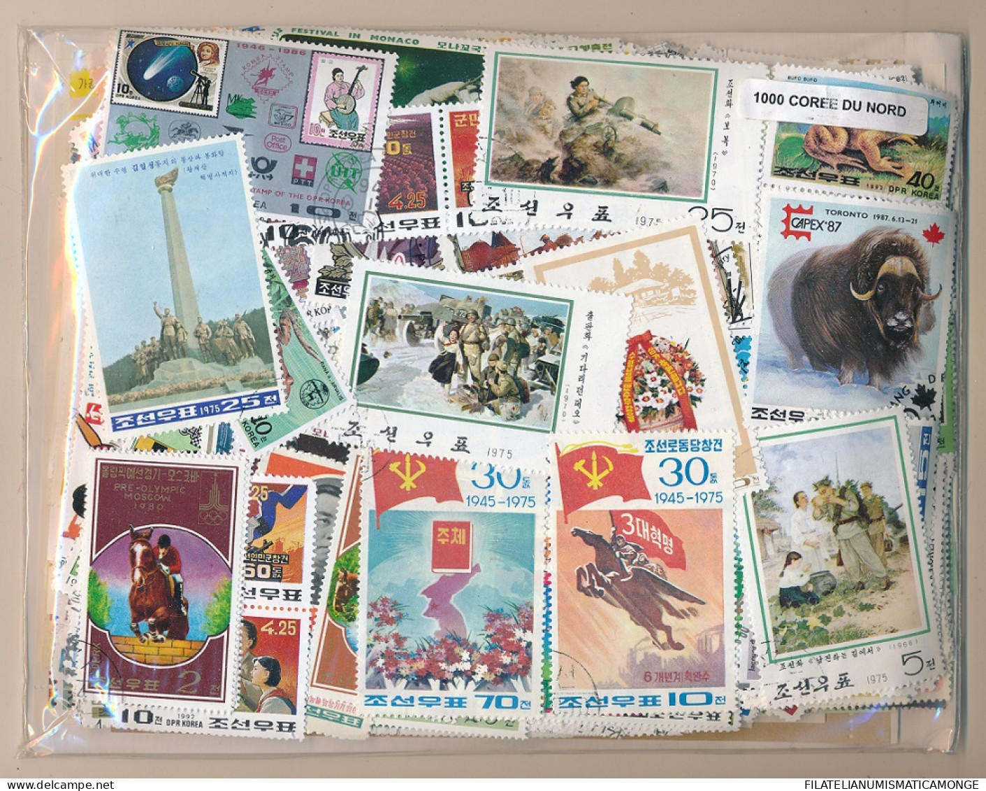  Offer - Lot Stamps - Paqueteria  Corea / Norte 1000 Sellos Diferentes          - Mezclas (min 1000 Sellos)