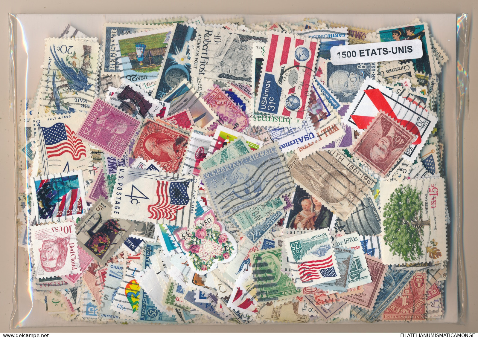  Offer - Lot Stamps - Paqueteria  Estados Unidos 1500 Sellos Diferentes         - Lots & Kiloware (mixtures) - Min. 1000 Stamps