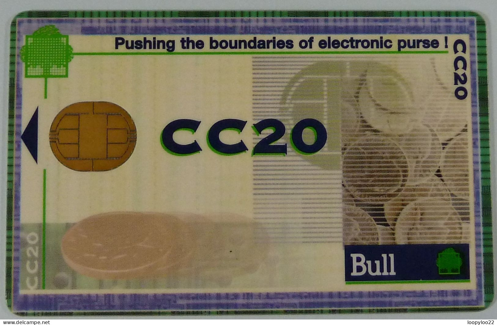 FRANCE - Bull Chip - CC20 - Electronic Purse Demo For Proton - Disposable Credit Card