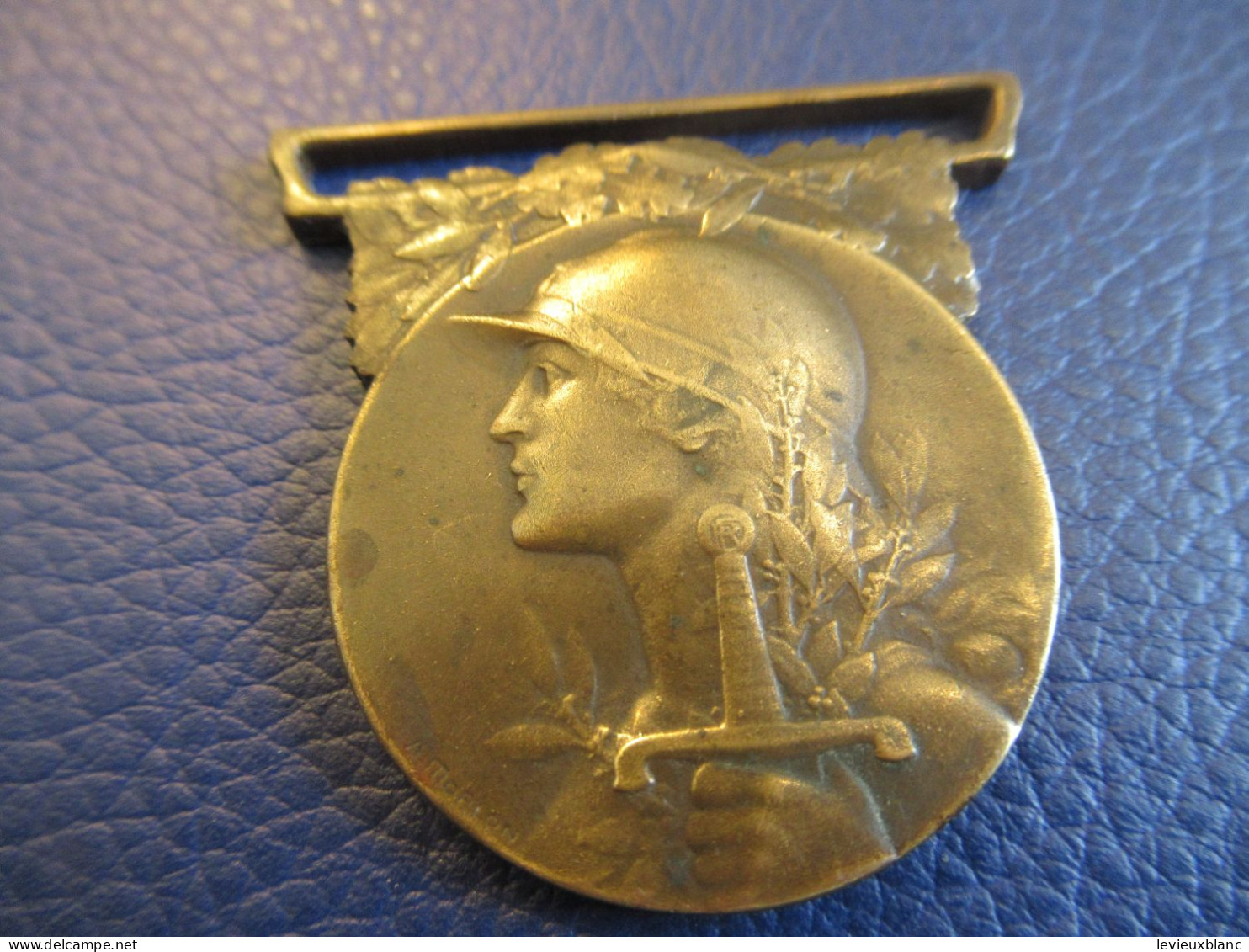 Médaille Commémorative 14-18/Grande Guerre / Bronze / A Morlon/ Sans Ruban / 1918             MED441 - Frankrijk