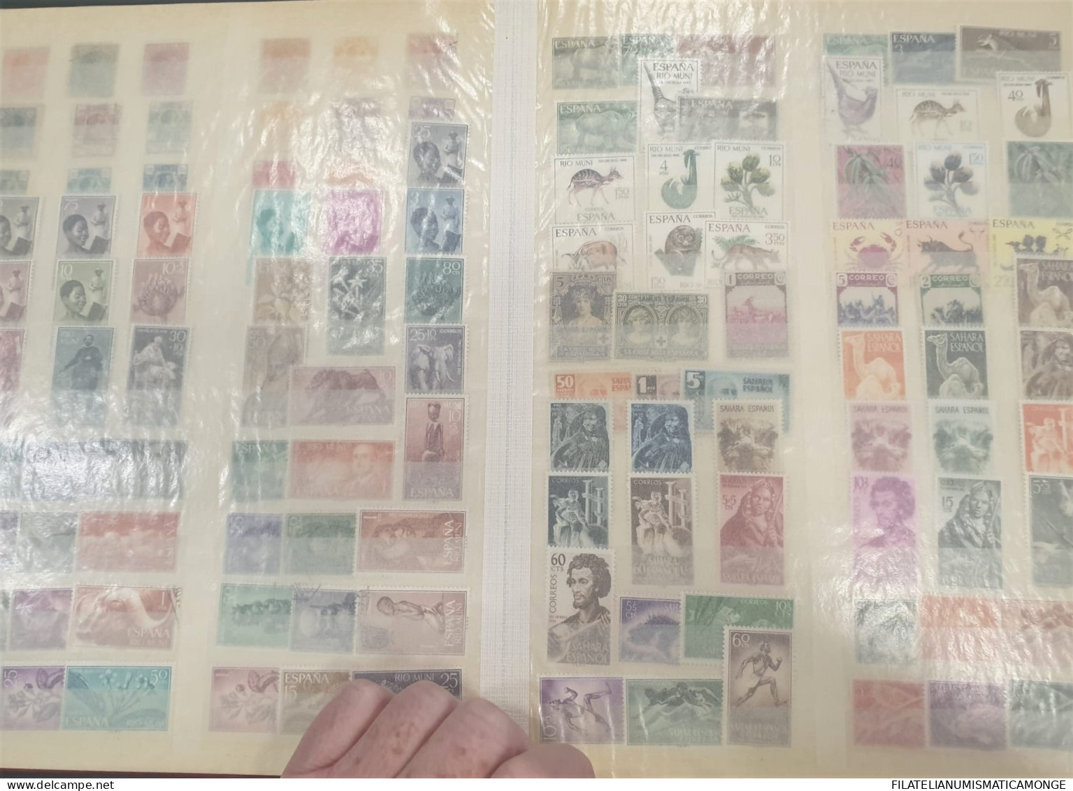  Offer - Lot Stamps - Paqueteria  Colonias Españolas / Varios 1600 sellos difer