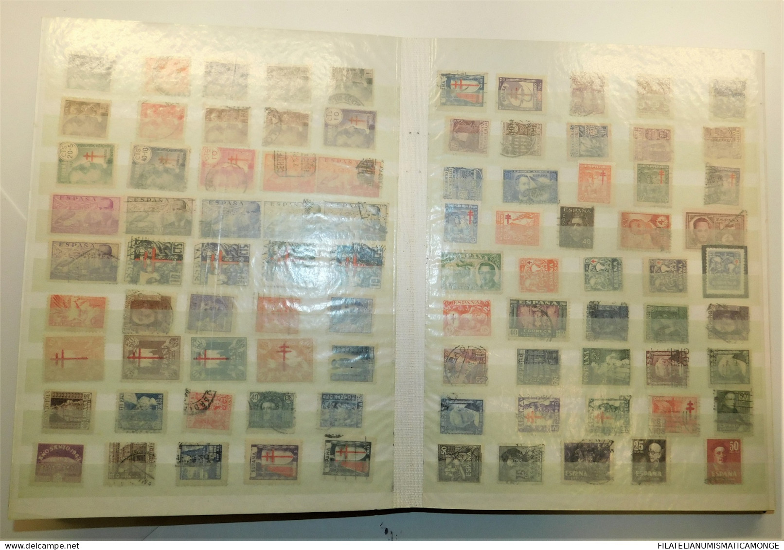  Offer - Lot Stamps - Paqueteria  España / 1er Centenario 1901-49 1000 sellos d