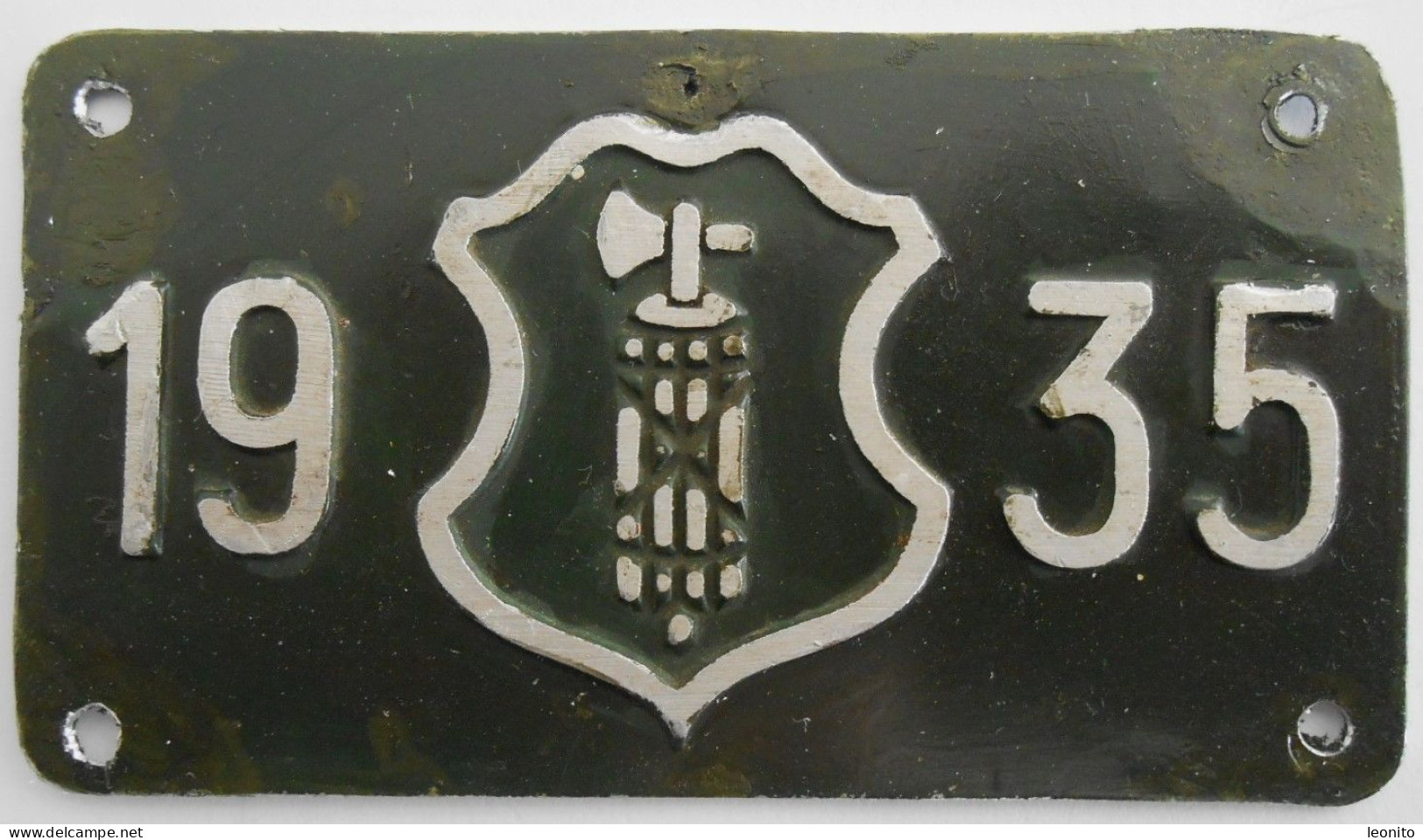 Velonummer St. Gallen SG 35 - Number Plates