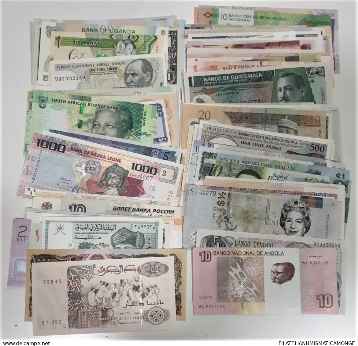  Offer - Lot Banknotes - Paqueteria  Mundial 150 Billetes Diferentes De 150 Pai - Vrac - Billets