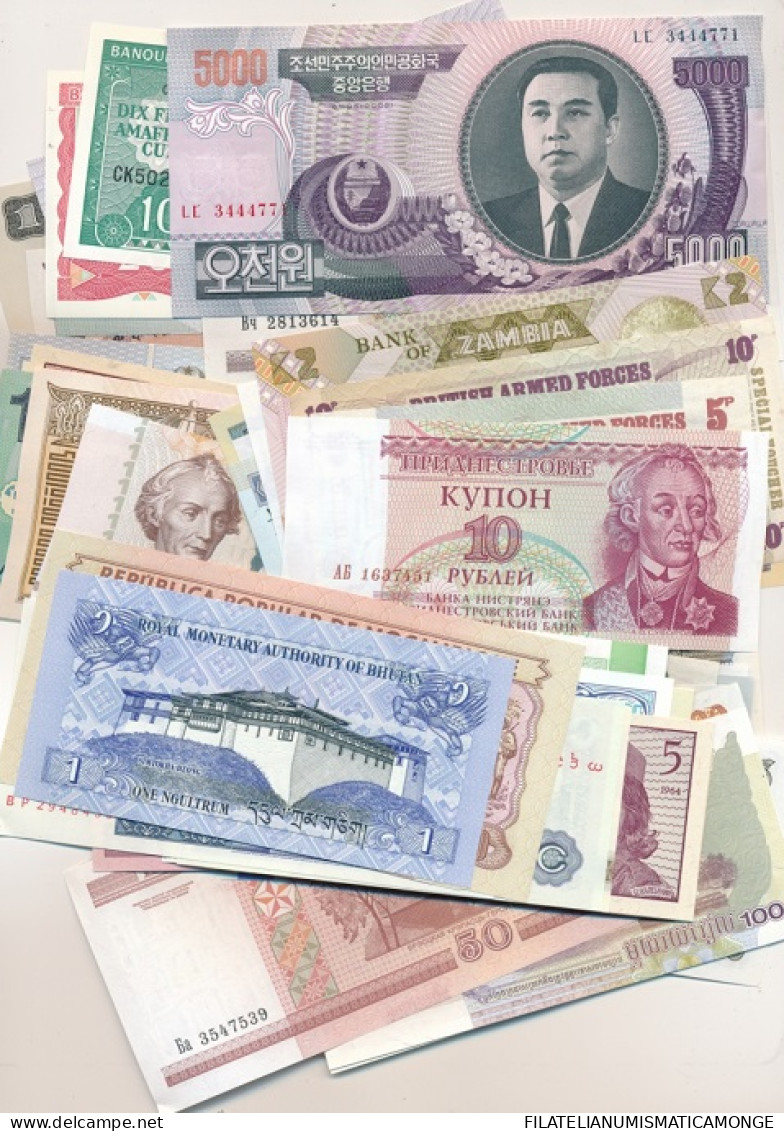  Offer - Lot Banknotes - Paqueteria  Mundial 100 Billetes Diferentes / Foto Gen - Lots & Kiloware - Banknotes