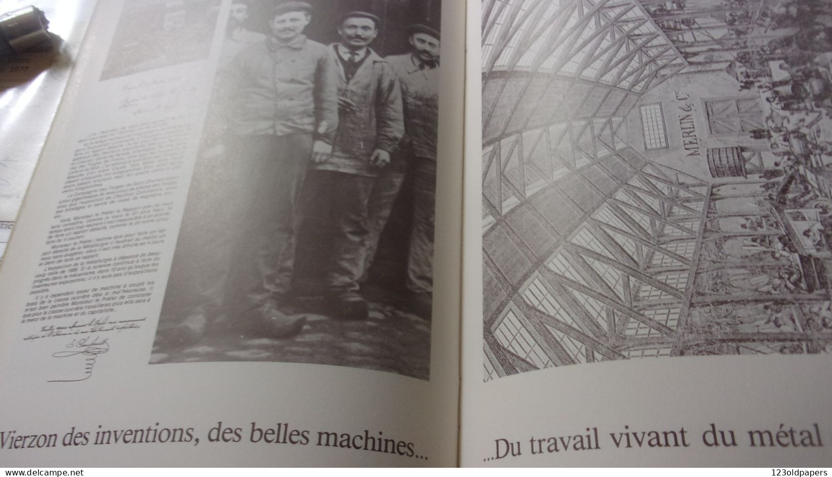 1979 Vierzon célèbre le bicentenaire de son industrialisation, paysages des hommes et LEUR TRAVAIL FORGE VERRERIE ...