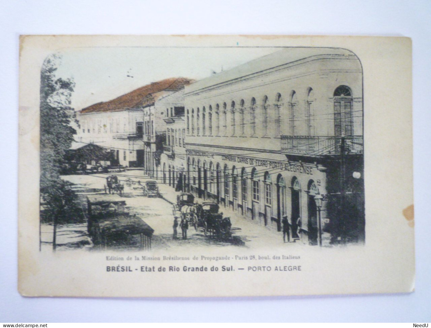 L 33  BRESIL  -  Etat De RIO GRANDE Do SUL  :  PORTO ALEGRE  1910   XXX - Porto Alegre