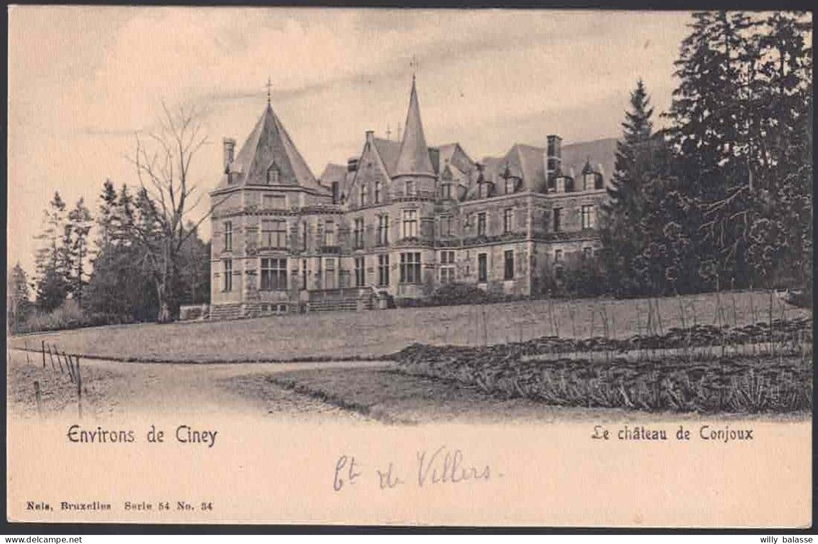 +++ CPA - Environs De CINEY - Château De CONJOUX   // - Ciney