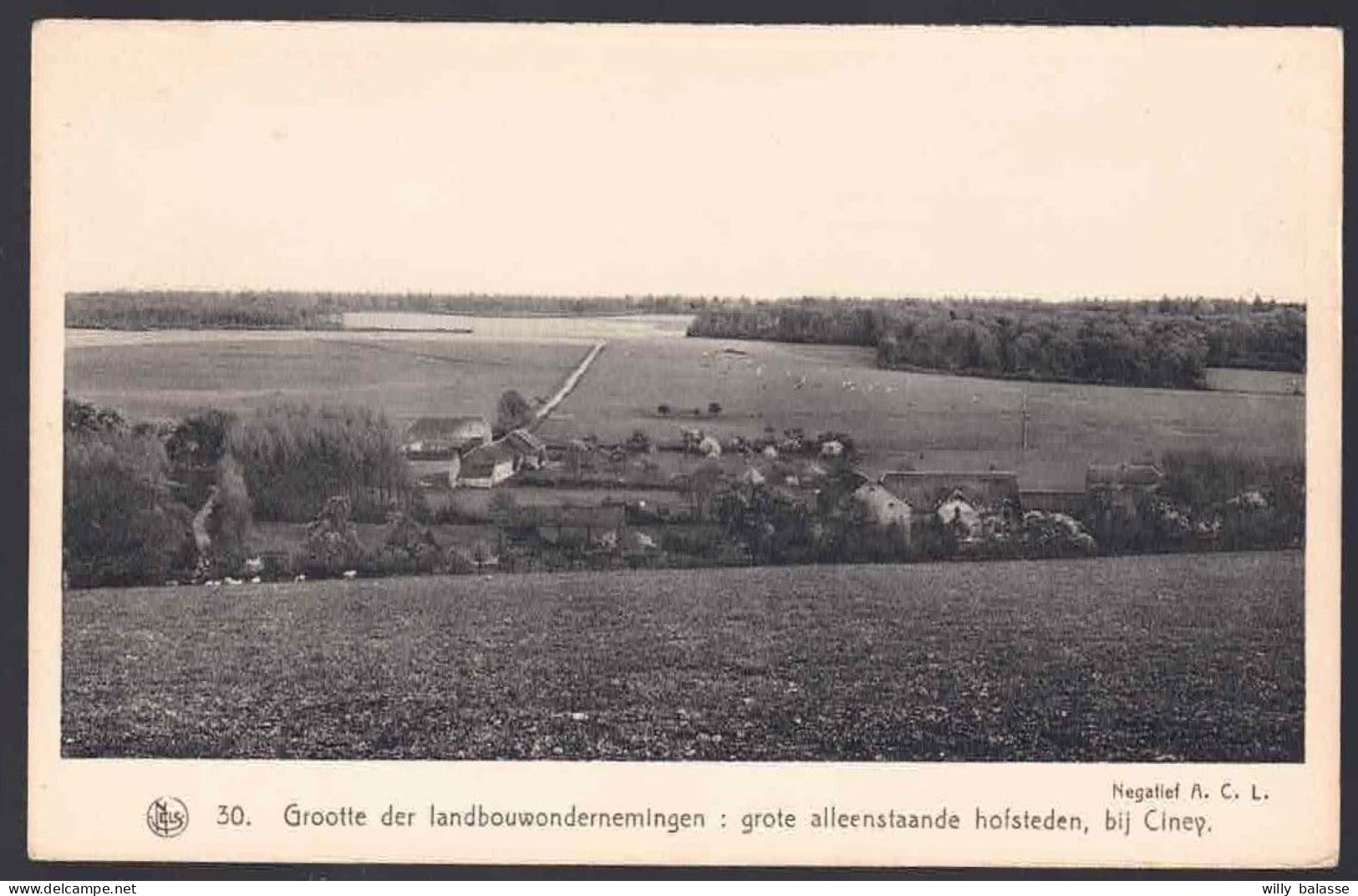 +++ CPA - Grote Alleenstaande Hofsteden Bij CINEY - Belgische Landschappen - Condroz   // - Ciney