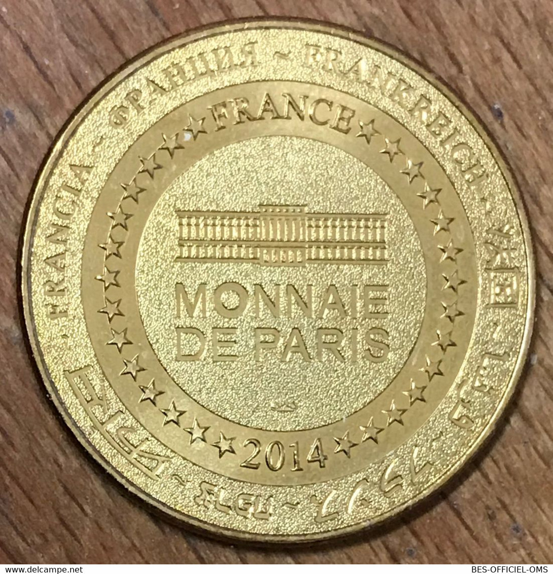 41 BLOIS CHÂTEAU ROYAL ESCALIER FRANÇOIS 1er MDP 2014 MÉDAILLE MONNAIE DE PARIS JETON TOURISTIQUE MEDALS COINS TOKENS - 2014