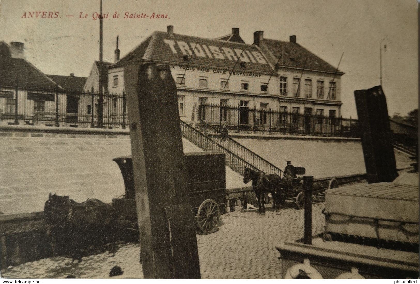 Antwerpen - Anvers  //   Le Quai De Sainte Anne 1912 - Antwerpen