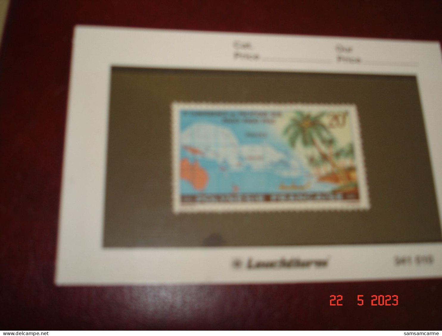 POLYNESIE FRANCAISE  ANNEE 1962  NEUF  N° YVERT 17     5eme CONFERENCE DU PACIFIQUE SUD A PAGO PAGO ( Iles Samoa) - Neufs