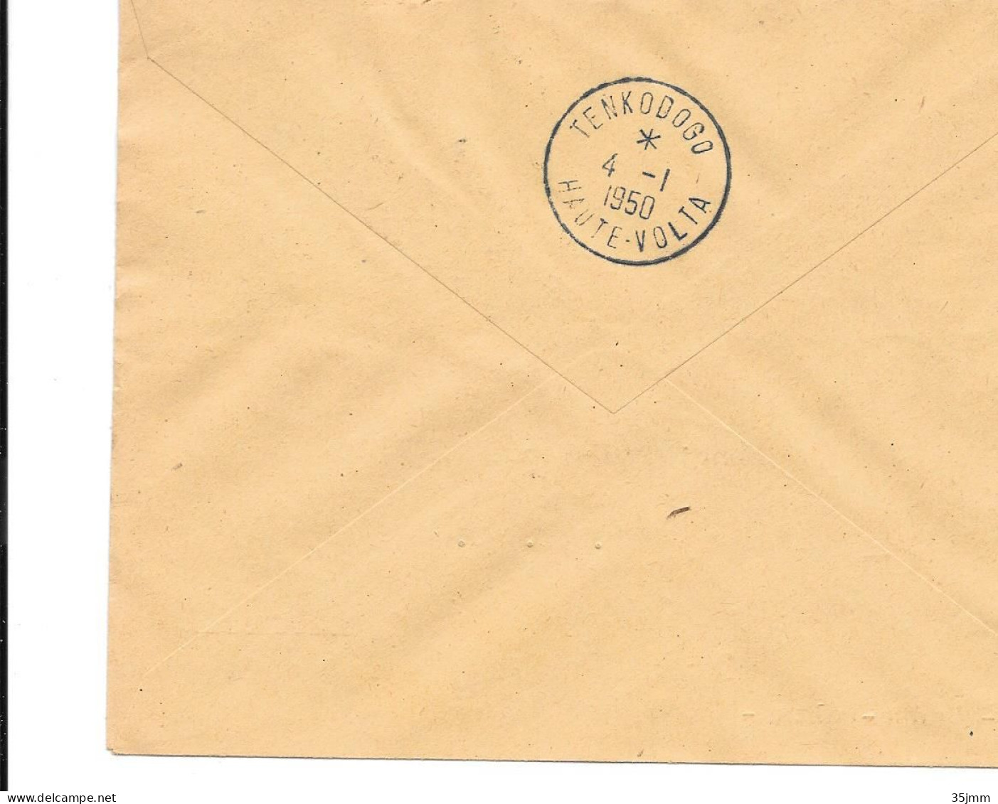 Togo Liaison Postal Togo-Haute Volta 1950 - Cartas & Documentos