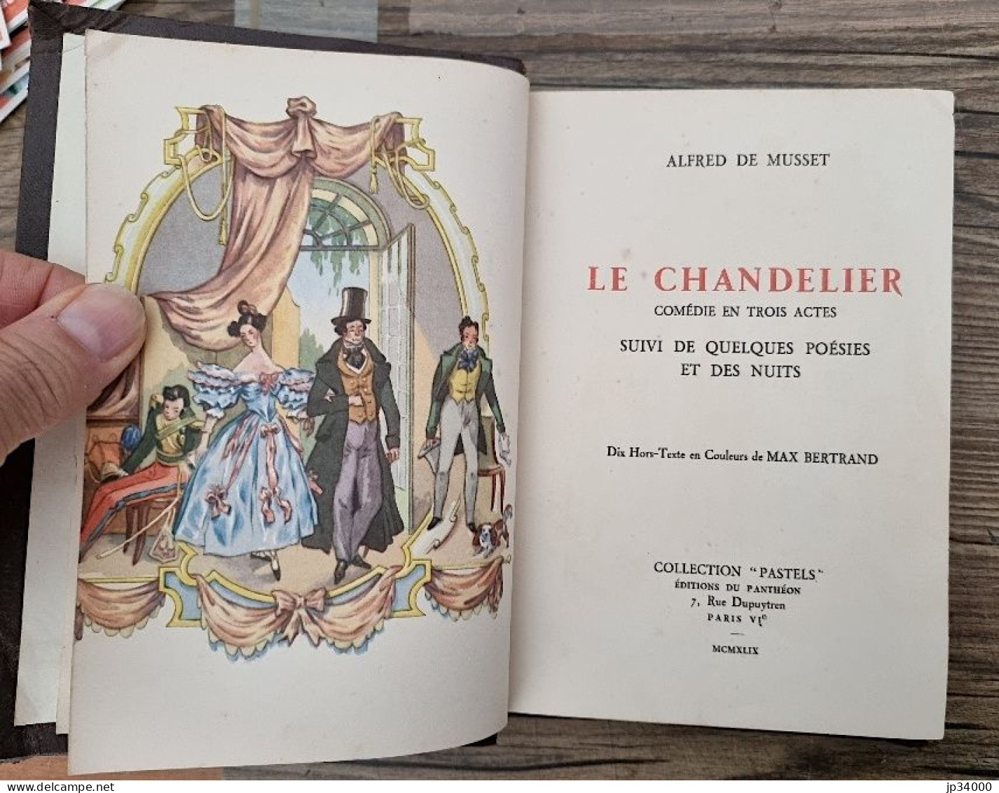 Alfred De MUSSET - Le Chandelier Suivi De POÉSIES - LES NUITS - Ed Du Panthéon (littérature Française) - Autores Franceses