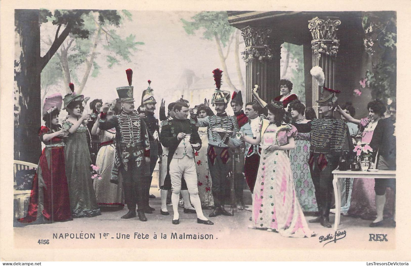 Hommes Militaire - NAPOLEON - Une Fête à La Malmaison - Carte Postale Ancienne - Politicians & Soldiers