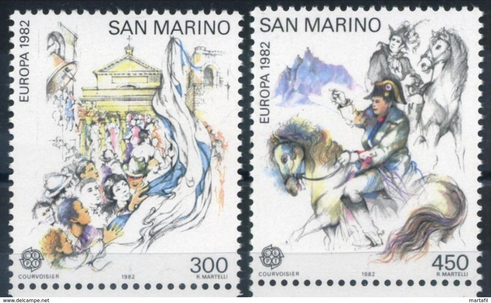 1982 SAN MARINO SET MNH ** Europa - Ungebraucht