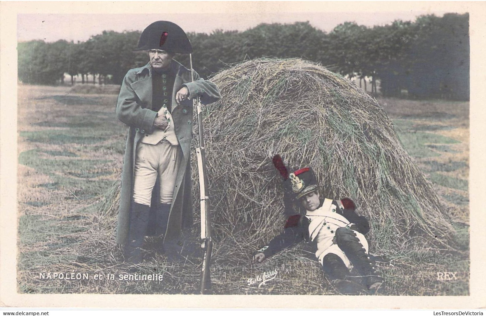 Hommes Militaire - NAPOLEON Et La Sentinelle - Carte Postale Ancienne - Politieke En Militaire Mannen