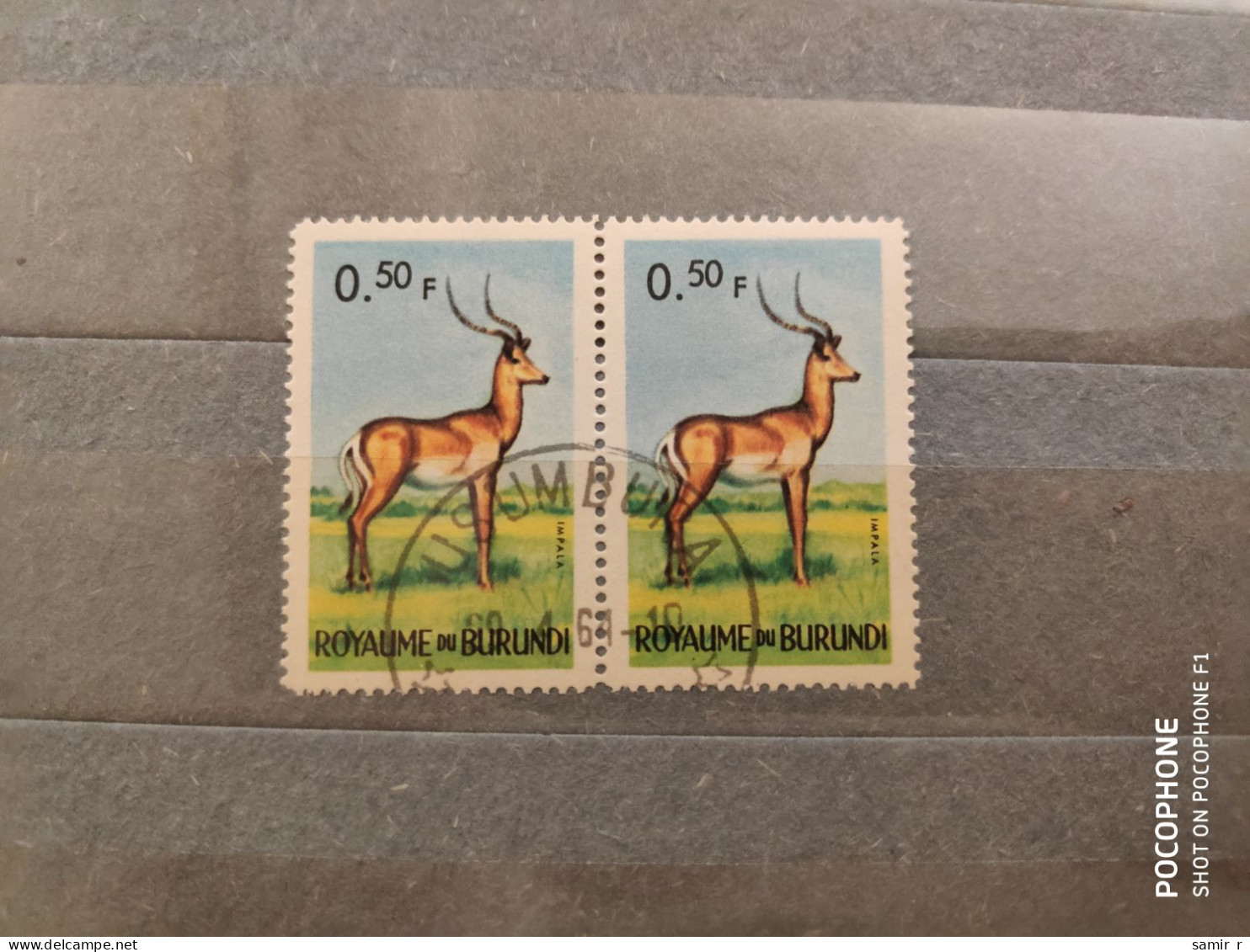 1964 Burundi	Animals (F7) - Gebruikt