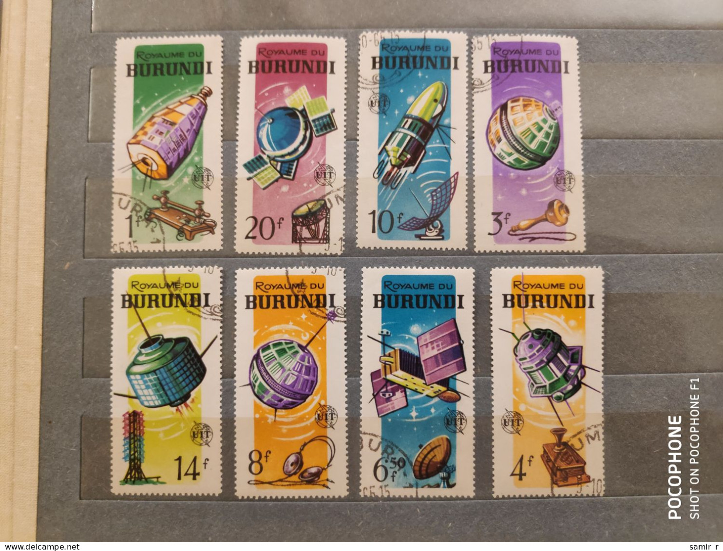 1965 Burundi	Space (F7) - Gebruikt