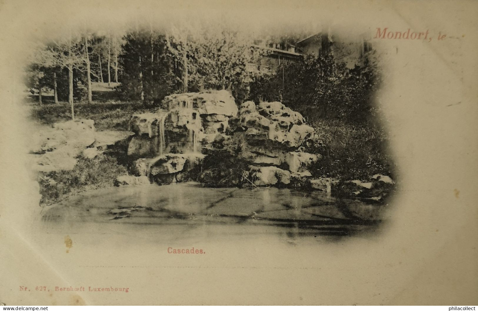 Mondorf Les Bains   (Luxembourg)  Cascades Ca 1900 - Bad Mondorf