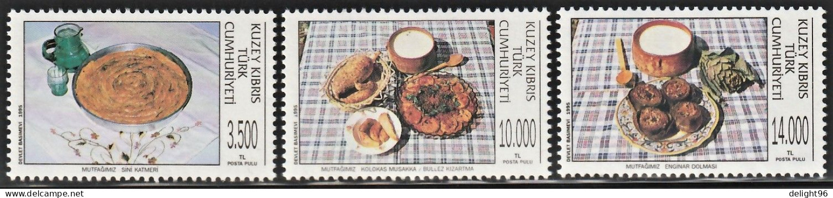 1995 Cyprus (Turkish Post) Local Dishes Set (** / MNH / UMM) - Alimentation