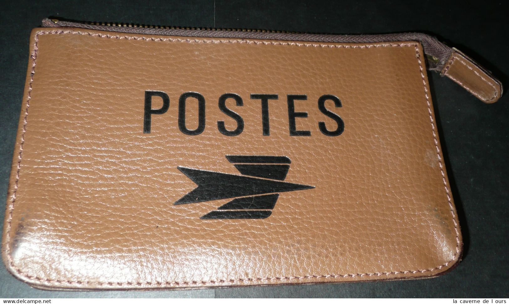 Rare Ancienne Sacoche En Cuir Des POSTES PTT Logo Poste, 2 - Sonstige & Ohne Zuordnung