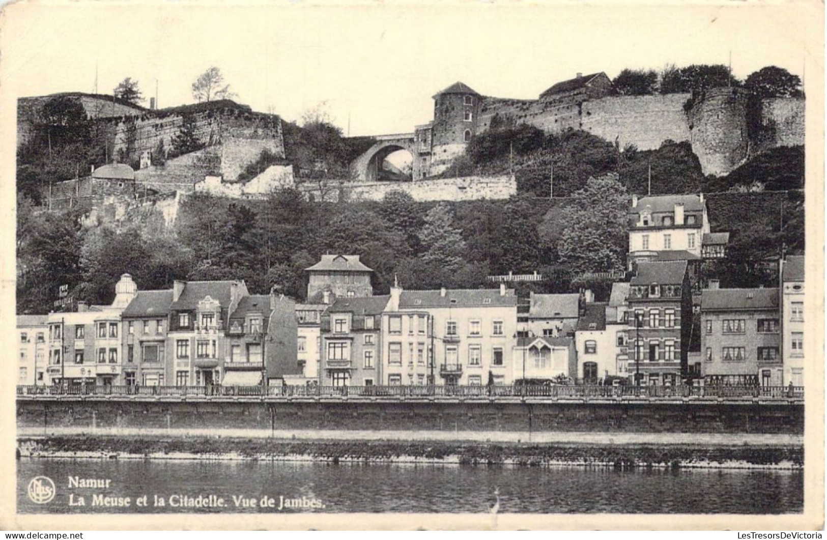 BELGIQUE - Namur - La Meuse Et La Citadelle - Vue De Jambes - Carte Postale Ancienne - Namur