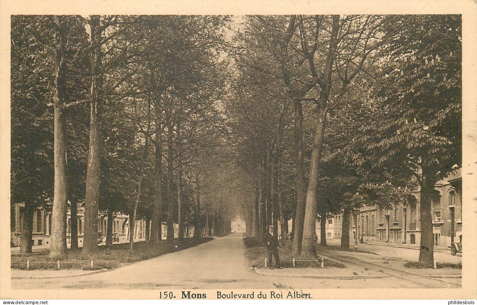 BELGIQUE  MONS  Boulevard Du Roi Albert - Mons