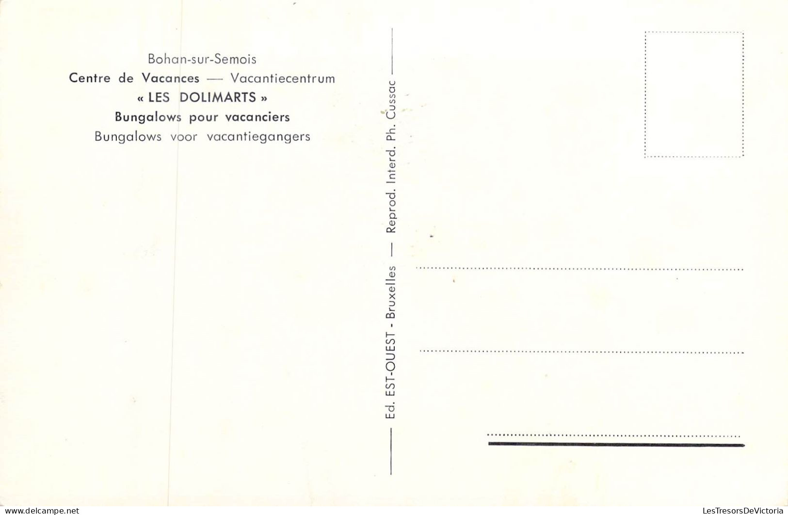 BELGIQUE - Bohan-sur-Semois - Centre De Vacances - Carte Postale Ancienne - Autres & Non Classés