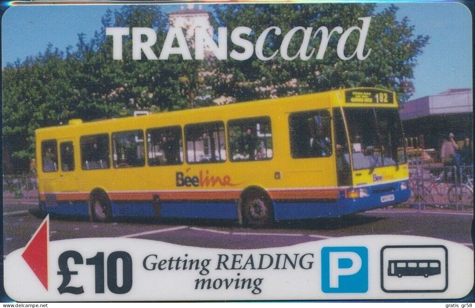UK - Great Britain, Parking & Trans Card, Getting Reading Moving, 10£, L0001 ExpEnd 99, Used - Collections