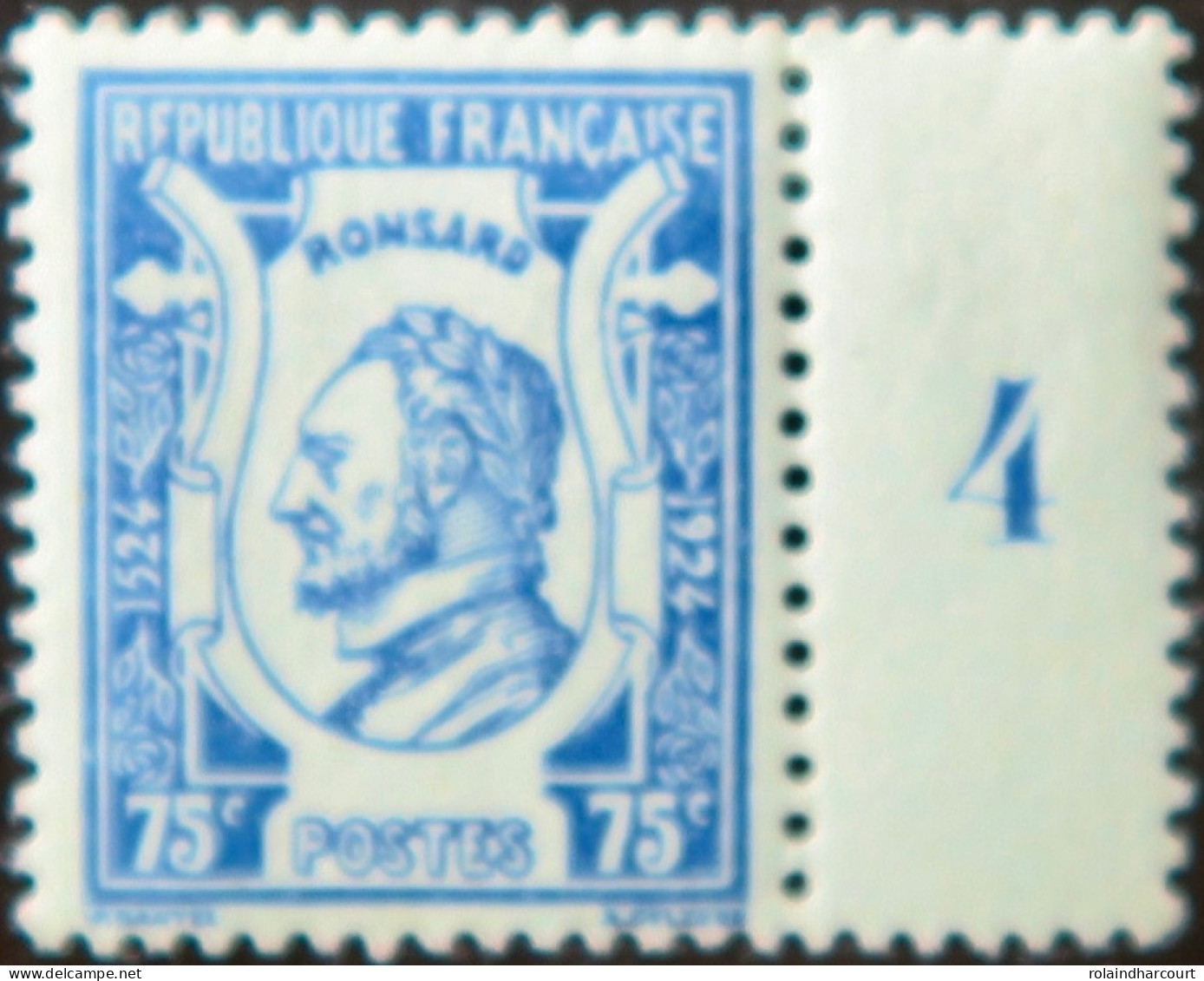 LP3137/382 - 1924 - PIERRE DE RONSARD - N°209 (millésime 4) NEUF** - Neufs