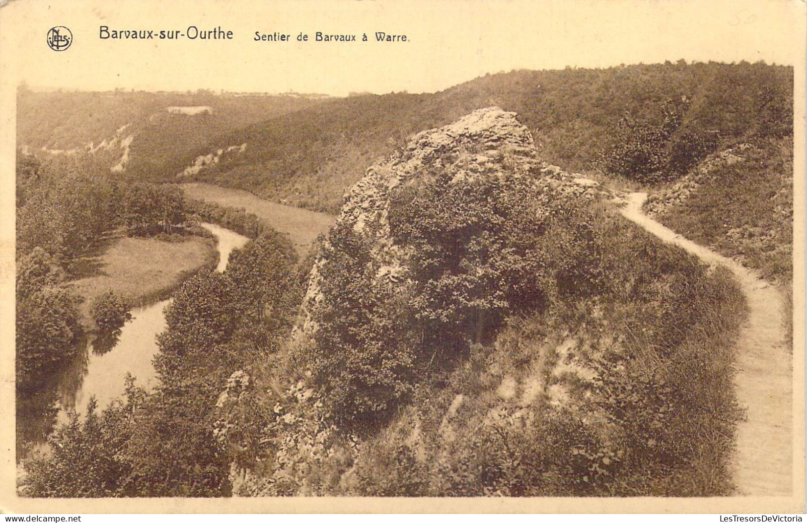 BELGIQUE - Barvaux-sur-Ourthe - Sentier De Barvaux à Warre - Carte Postale Ancienne - Andere & Zonder Classificatie