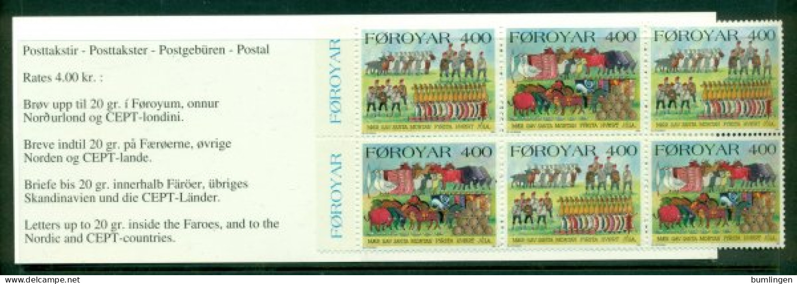 FAROE ISLANDS 1994 Mi MH 8 Booklet** Farming – Farewell From Winter [LA1049] - Agriculture